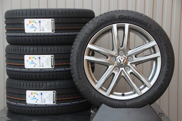 Alufelgen Rial X10X grau 18 Zoll + Continental PremiumContact 7 Sommerreifen