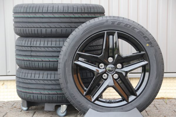 18 Zoll Räder Alufelgen Borbet CWZ black glossy Tracmax Sommerreifen