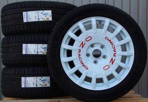 Satz Räder Alufelgen OZ Rally Racing Van weiß 18 Zoll + Michelin Sommerreifen