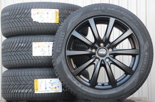 Räder Alufelgen P69 18 Zoll schwarz matt Pirelli Allwetterreifen