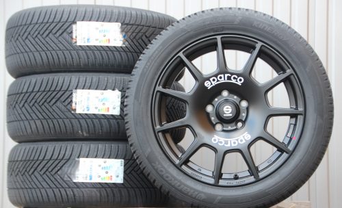 Räder Sparco Terra schwarz 18 Zoll Alufelgen + Hankook Allwetterreifen