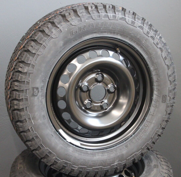 Räder Stahlfelgen schwarz + 215/65 R16 General Grabber AT3 All Terrain - Image 2
