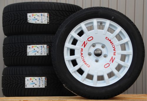 Räder Alufelgen OZ Rally Racing Van 18 Zoll weiß 255/45 R18 Hankook Winterreifen