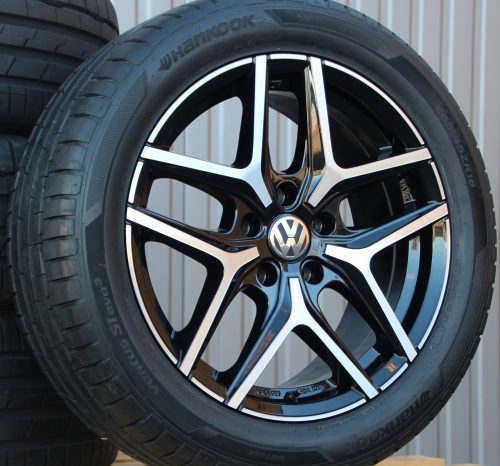 18 Zoll Räder Alufelgen MSW40 gloss black full polished + Continental Sommerreifen 255/45 R18 103Y