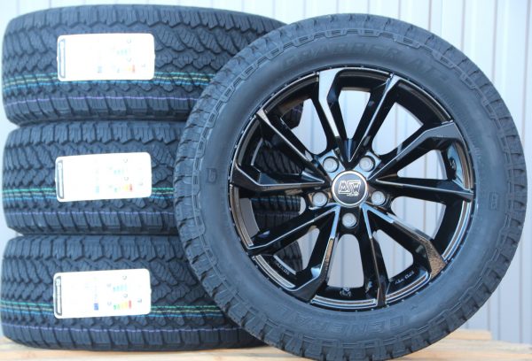 Räder Alufelgen MSW42 schwarz 17 Zoll + General Grabber AT3 All Terrain Off Road