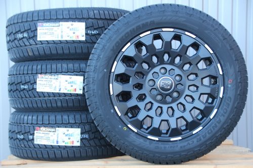 MSW99 17 Zoll black pol 235 55 17 Yokohama G01 KRS (1) Räder Alufelgen MSW99 schwarz Lip polished 17 Zoll + Yokohama G-061 Off Road Allwetterreifen