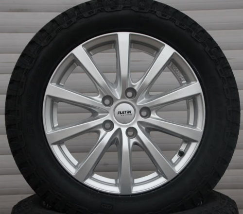 Räder Alufelgen Platin P69 17 Zoll silber + Tracmax Ganzjahresreifen