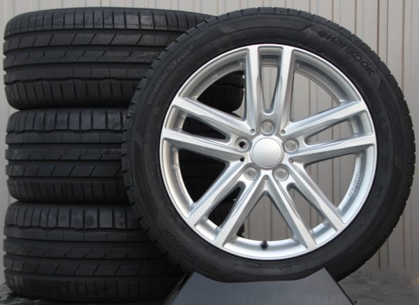 Räder Alufelgen Rial X10X 18 Zoll silber 255/45 R18 Hankook Winterreifen