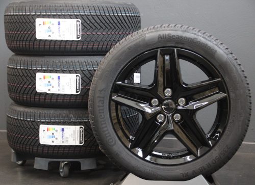 Borbet CWZ schwarz glänzend 18 Zoll Räder Alufelgen Continental Allwetterreifen (1) 18 Zoll Räder Alufelgen Borbet CWZ schwarz + Continental Allwetterreifen