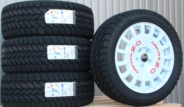 18 Zoll Räder Alufelgen OZ Rally Racing Van weiß + General Grabber AT3 All Terrain mit ABE – Bild 5