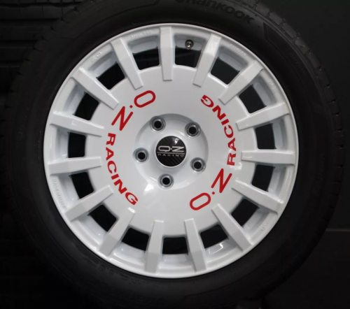 Räder Alufelgen OZ Rally Racing Van weiß 18 Zoll + Pirelli Allwetterreifen