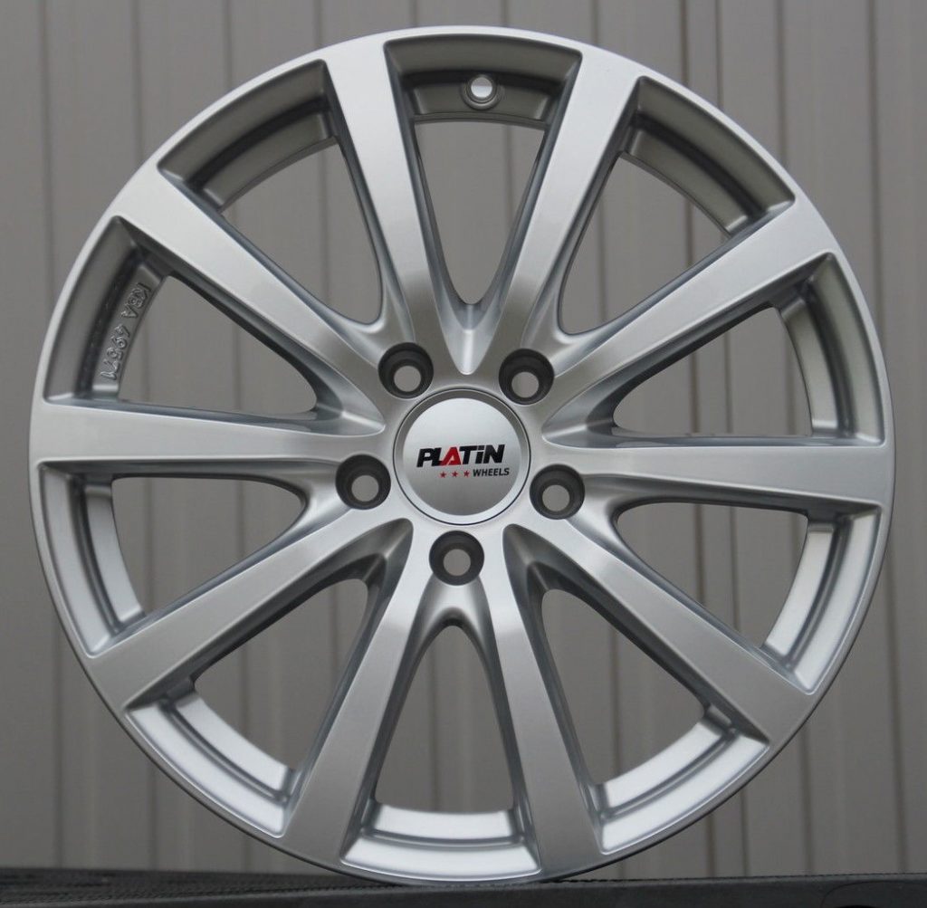 Satz Alufelgen Platin P69 17 Zoll silber 7,5x17 ET51