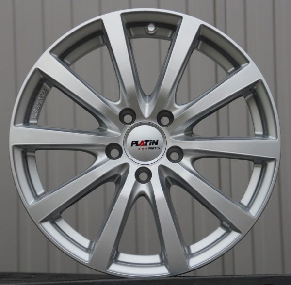 Satz Alufelgen Platin P69 8x18 ET50,1 silber