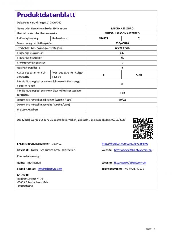 Räder Sparco Terra schwarz 18 Zoll Alufelgen + Falken Allwetterreifen - Image 4