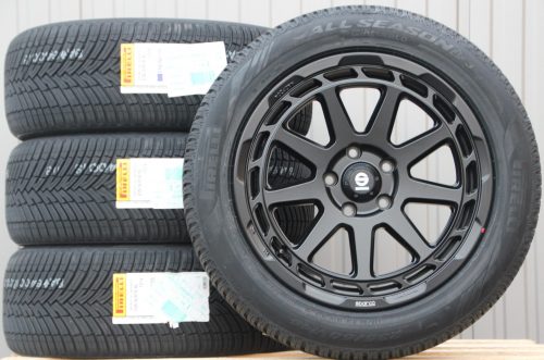 Räder Sparco Gravel schwarz 18 Zoll Alufelgen + Pirelli Allwetterreifen