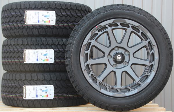 18 Zoll Räder Alufelgen Sparco Gravel grau + General Grabber AT3 All Terrain mit ABE