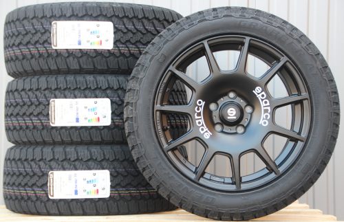 18 Zoll Räder Alufelgen Sparco Terra + General Grabber AT3 All Terrain mit ABE