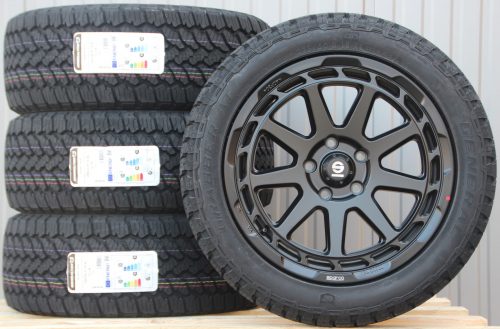 18 Zoll Räder Alufelgen Sparco Gravel schwarz + General Grabber AT3 All Terrain mit ABE