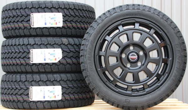 18 Zoll Räder Alufelgen Borbet CW7 schwarz + General Grabber AT3 All Terrain
