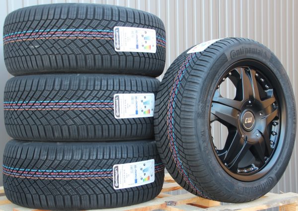 18 Zoll Räder Alufelgen Borbet CWB schwarz + Allwetterreifen Continental AllSeason Contact-2 – Bild 2