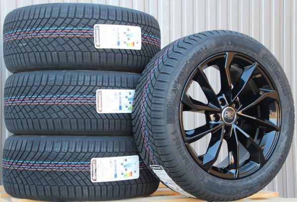 Räder MSW42 schwarz 18 Zoll Alufelgen + Continental Allwetterreifen - Image 4