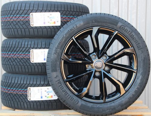 Räder MSW42 schwarz 18 Zoll Alufelgen + Continental Allwetterreifen