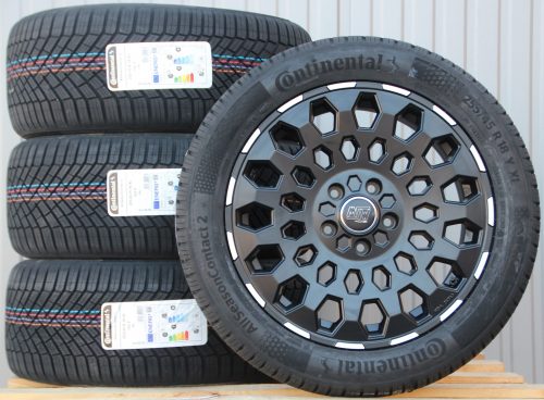 Räder MSW99 schwarz 18 Zoll Alufelgen + Continental Allwetterreifen