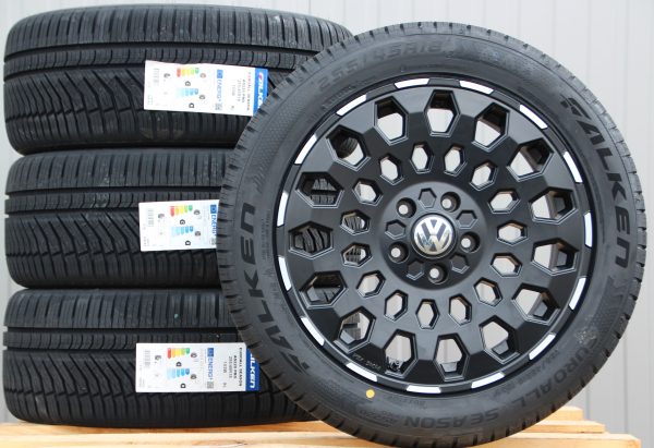 Räder Alufelgen MSW99 schwarz 18 Zoll Alufelgen + Falken Allwetterreifen 255/45 R18 - Image 3