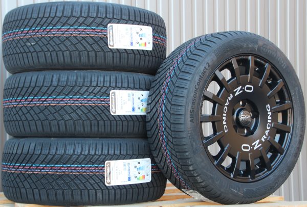 Räder OZ Rally Racing Van schwarz 18 Zoll Alufelgen + Continental Allwetterreifen - Image 2