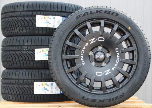 Räder OZ Rally Racing Van schwarz 18 Zoll Alufelgen + Falken Allwetterreifen