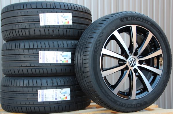 Satz 18 Zoll Räder Alufelgen Platin P69 schwarz poliert + Michelin Sommerreifen - Image 4