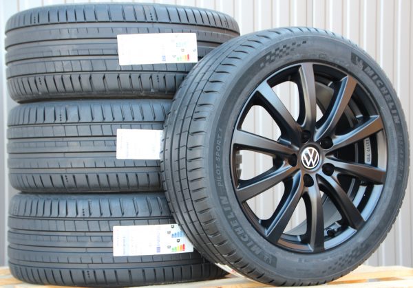 Satz 18 Zoll Räder Alufelgen Platin P69 schwarz + Michelin Sommerreifen - Image 4