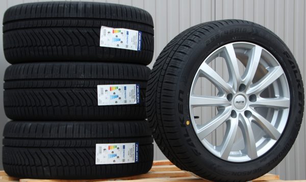 Satz 18 Zoll Räder Alufelgen Platin P69 silber + Falken Allwetterreifen - Image 2