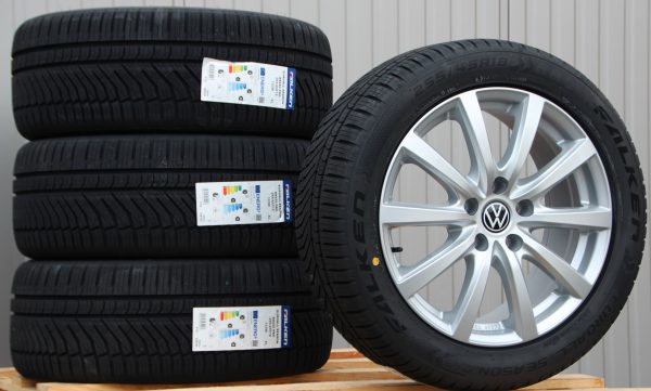 Satz 18 Zoll Räder Alufelgen Platin P69 silber + Falken Allwetterreifen - Image 4