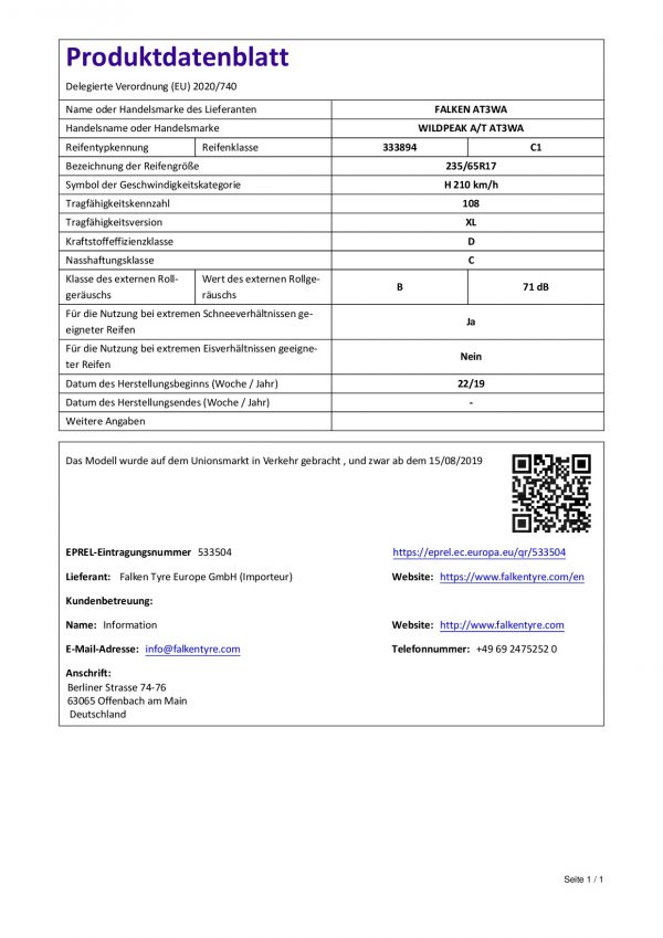Räder Alufelgen Twin Monotube AT 17 Zoll + Falken Wildpeak A/T Terrain Reifen – Bild 6