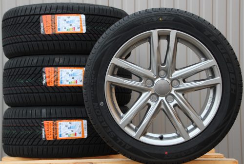 Räder Alufelgen Rial X10X 18 Zoll grau 255/45 R18 Allwetterreifen