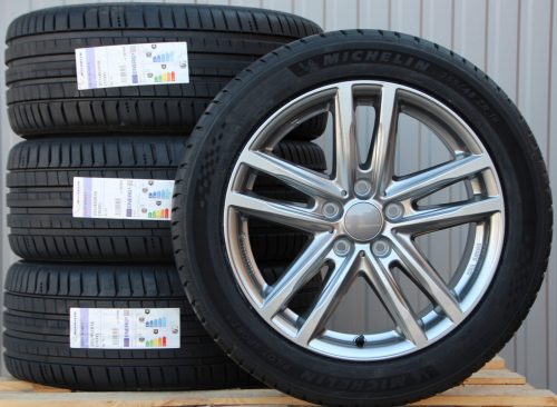 Satz 18 Zoll Räder Alufelgen Rial X10X grau + Michelin Sommerreifen Pilot Sport-5