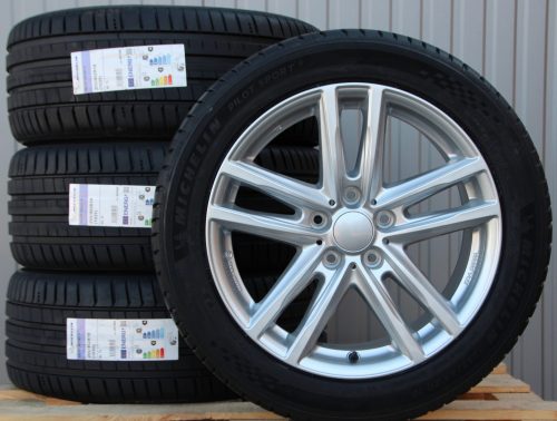 Satz 18 Zoll Räder Alufelgen Rial X10X silber + Michelin Sommerreifen Pilot Sport-5
