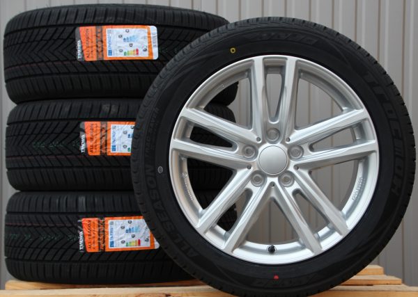 Räder Alufelgen Rial X10X 18 Zoll silber 255/45 R18 Allwetterreifen