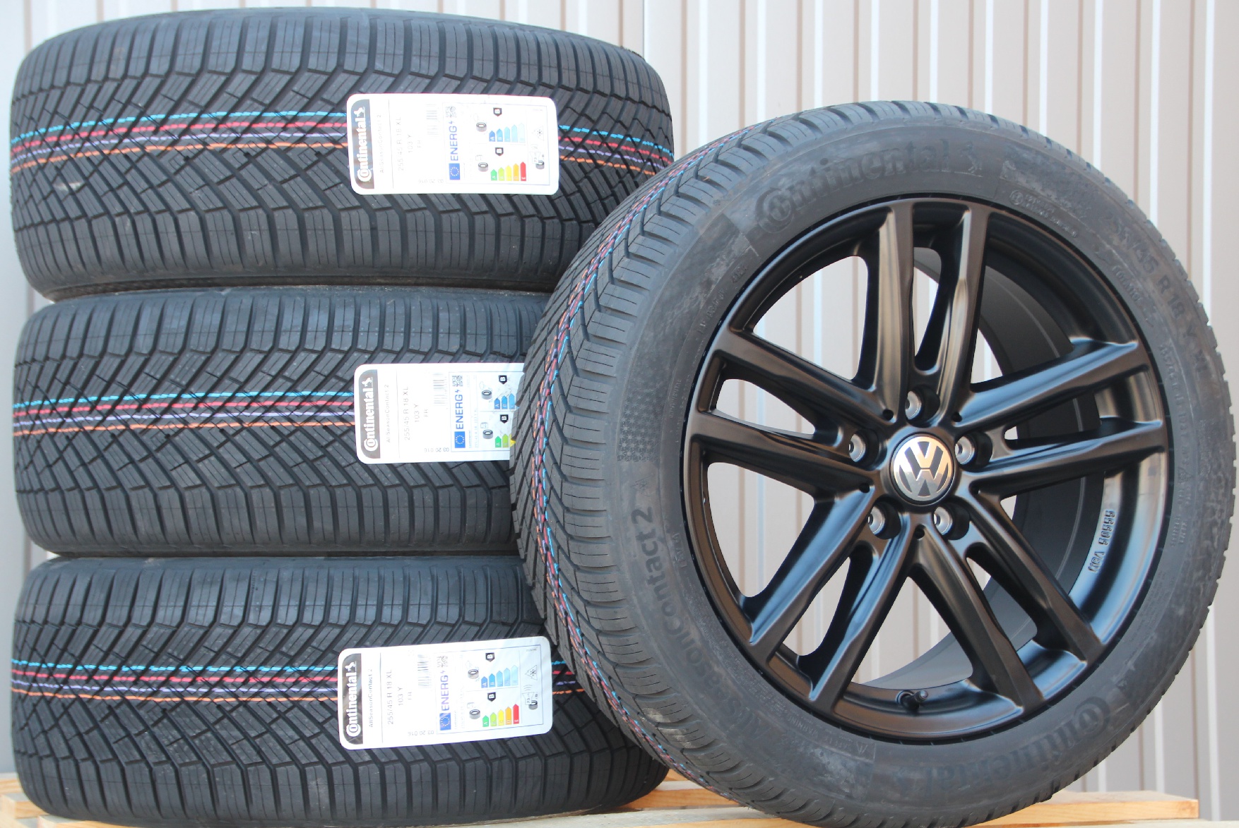 18 Zoll Räder Rial X10X schwarz Alufelgen + Continental Allwetterreifen – Bild 4