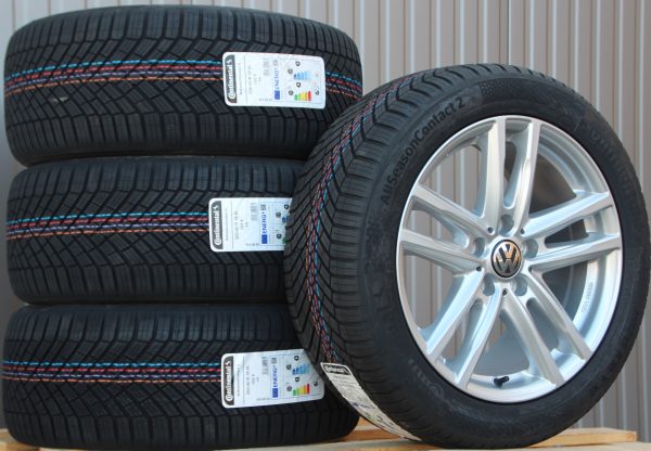 18 Zoll Räder Rial X10X silber Alufelgen + Continental Allwetterreifen – Bild 4