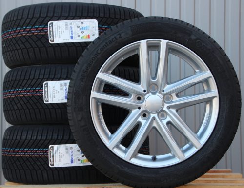 18 Zoll Räder Rial X10X silber Alufelgen + Continental Allwetterreifen