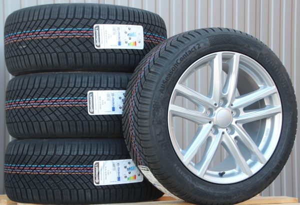 18 Zoll Räder Rial X10X silber Alufelgen + Continental Allwetterreifen – Bild 2