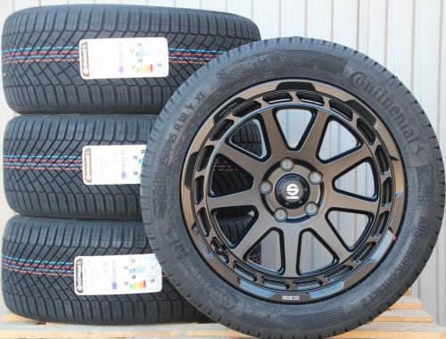 Räder Sparco Gravel schwarz 18 Zoll Alufelgen + Continental Allwetterreifen