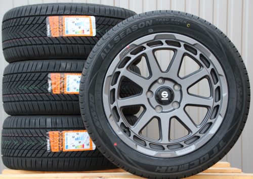 Räder Alufelgen Sparco Gravel 18 Zoll matt graphite 255/45 R18 Allwetterreifen