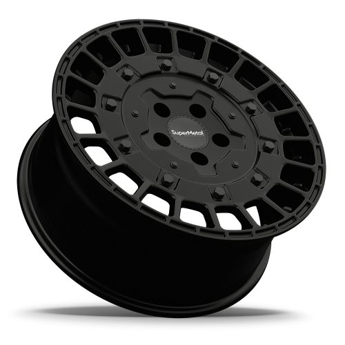 Alufelgen SuperMetal Rig 7,5x17 ET48 schwarz matt