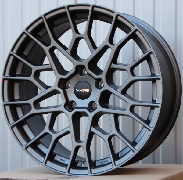 Alufelgen SuperMetal Cell 9x20 ET45 matt grey – Bild 3