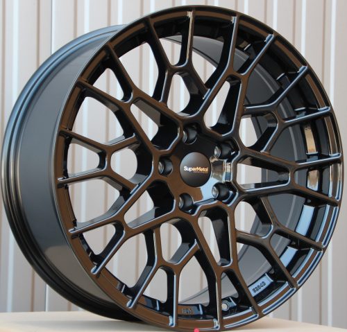 Alufelgen SuperMetal Cell 9x20 ET45 schwarz glänzend