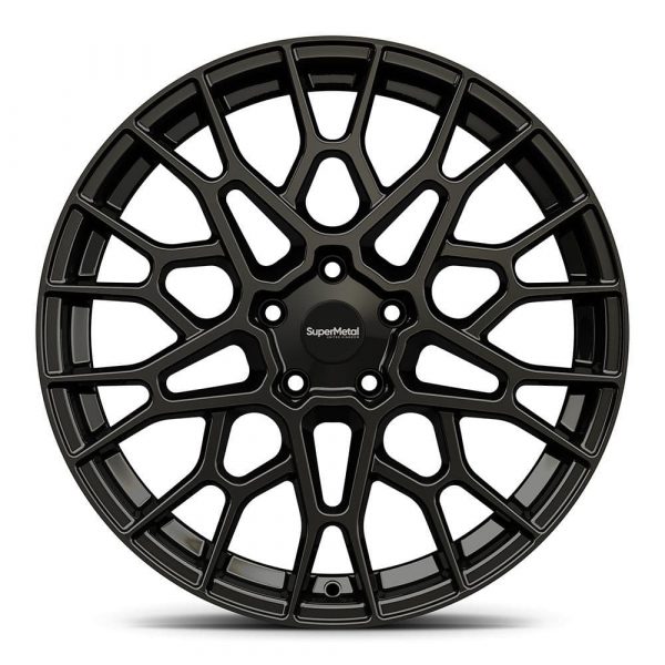 Alufelgen SuperMetal Cell 9x20 ET45 schwarz matt – Bild 4
