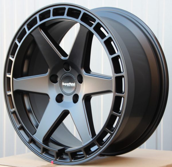 Alufelgen SuperMetal Charger 9x20 ET45 schwarz matt – Bild 3